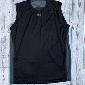 Reebok black and grey sleeveless athletic shirt- Men’s XL
